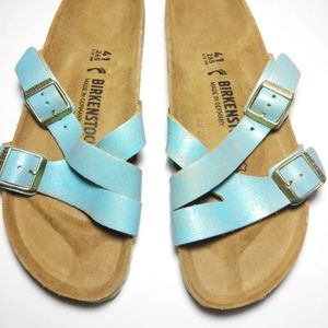 Birkenstock 41  NEW
Met aqua